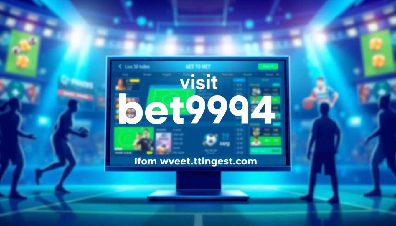 Exciting sports betting interface from bet994.net showing live odds and vibrant graphics.