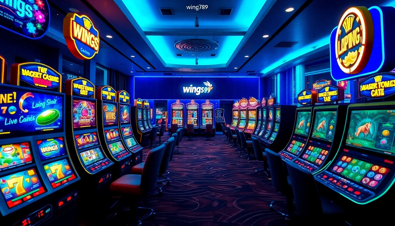 Engage with wings789, a vibrant online gaming environment featuring thrilling slot machines and live dealer games.