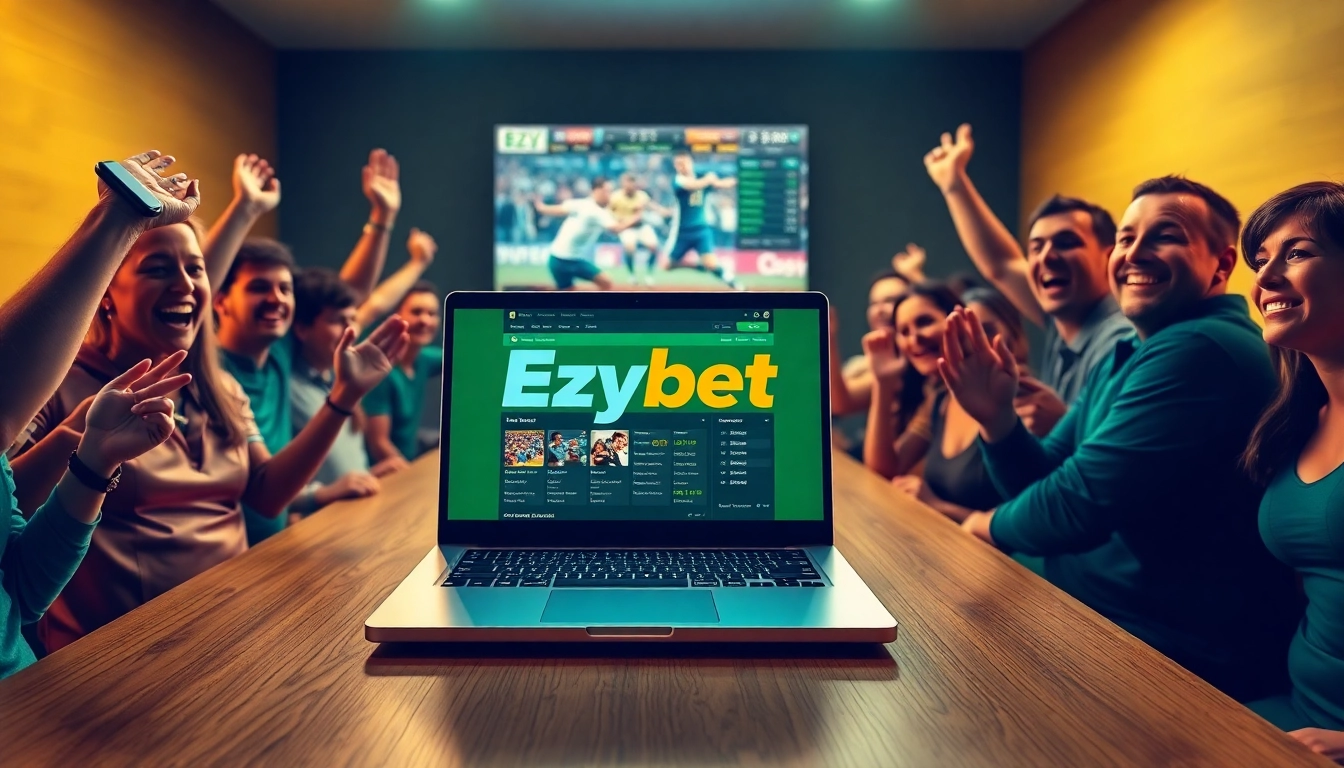 Discover Ezybet’s exciting online betting experience with vibrant live sports action.