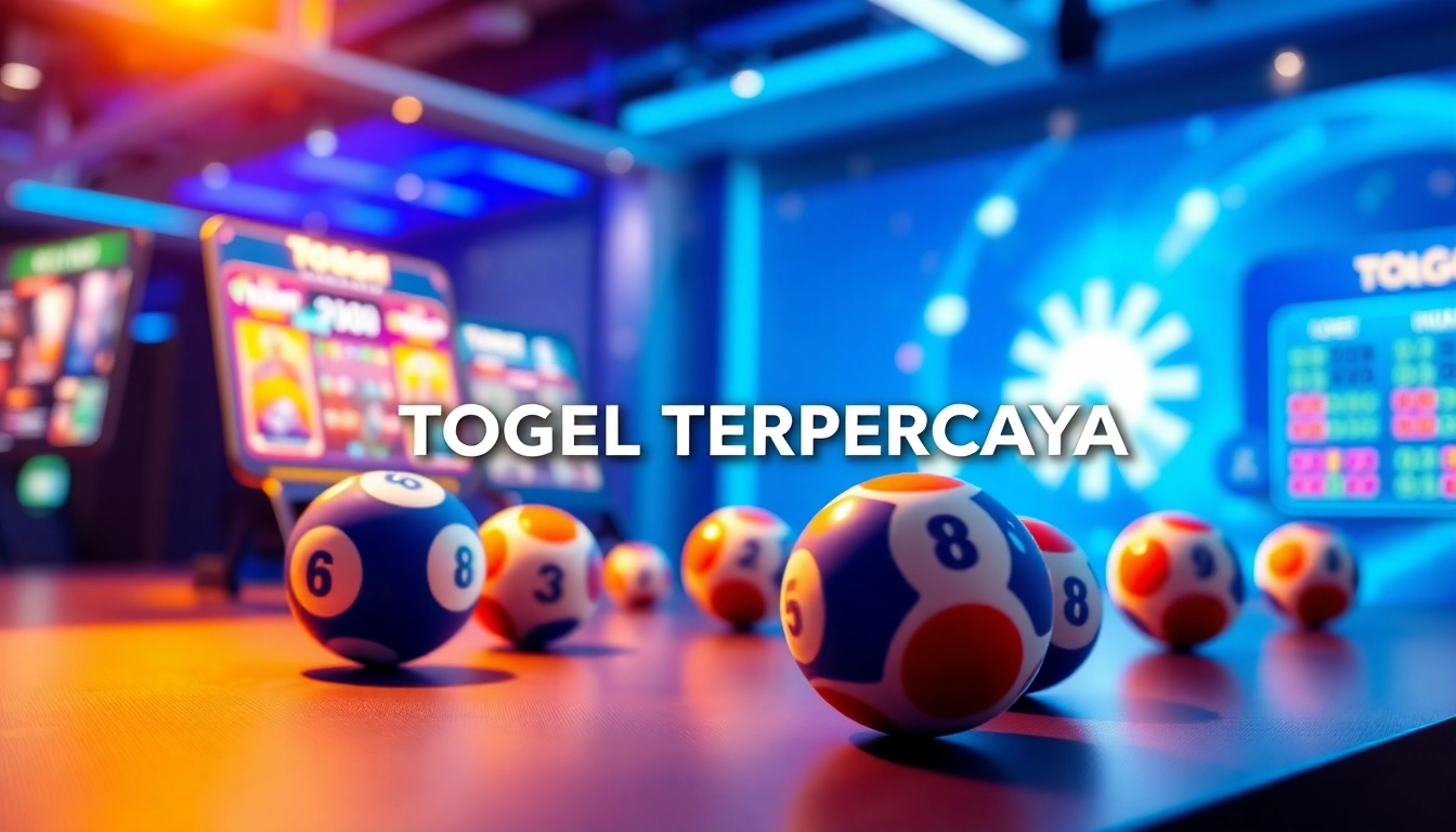 Explore the exciting world of TOGEL TERPERCAYA with vibrant lottery balls and dynamic game interfaces.