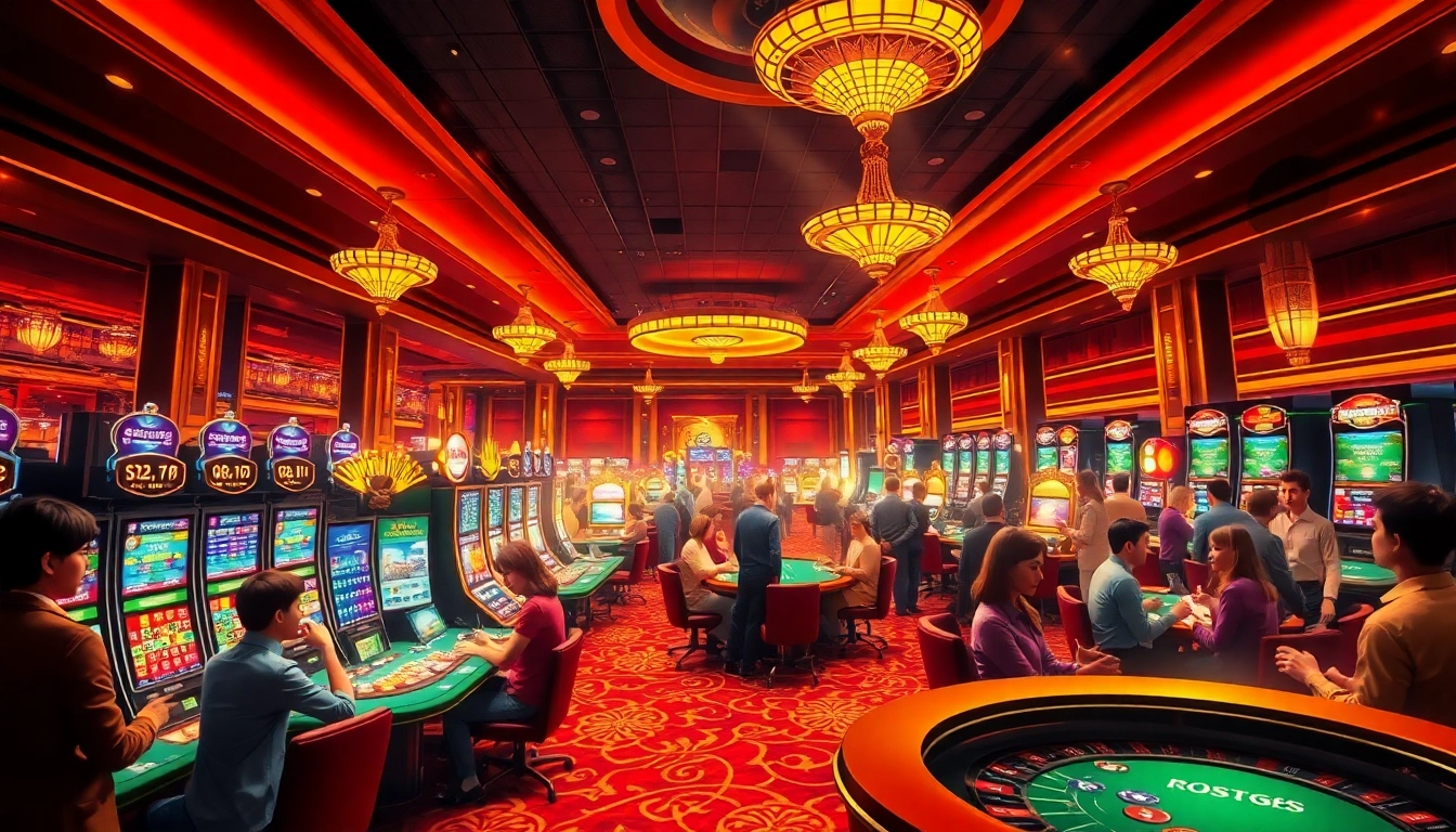 Experience thrilling games at https://jun88casino.top/ with vibrant casino atmosphere and diverse players.