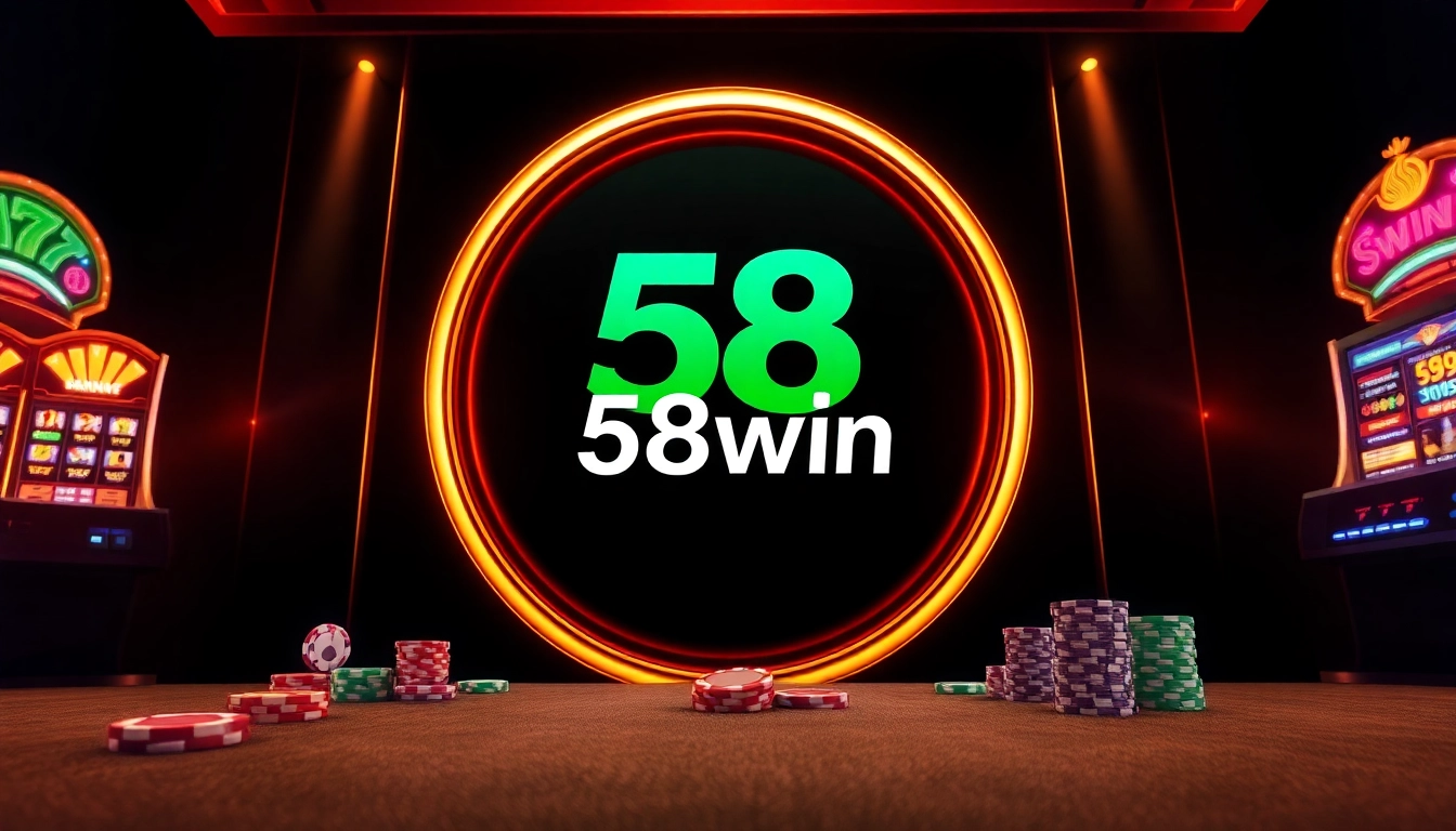 Exciting gaming atmosphere showcasing 58win's luxurious slot experience.