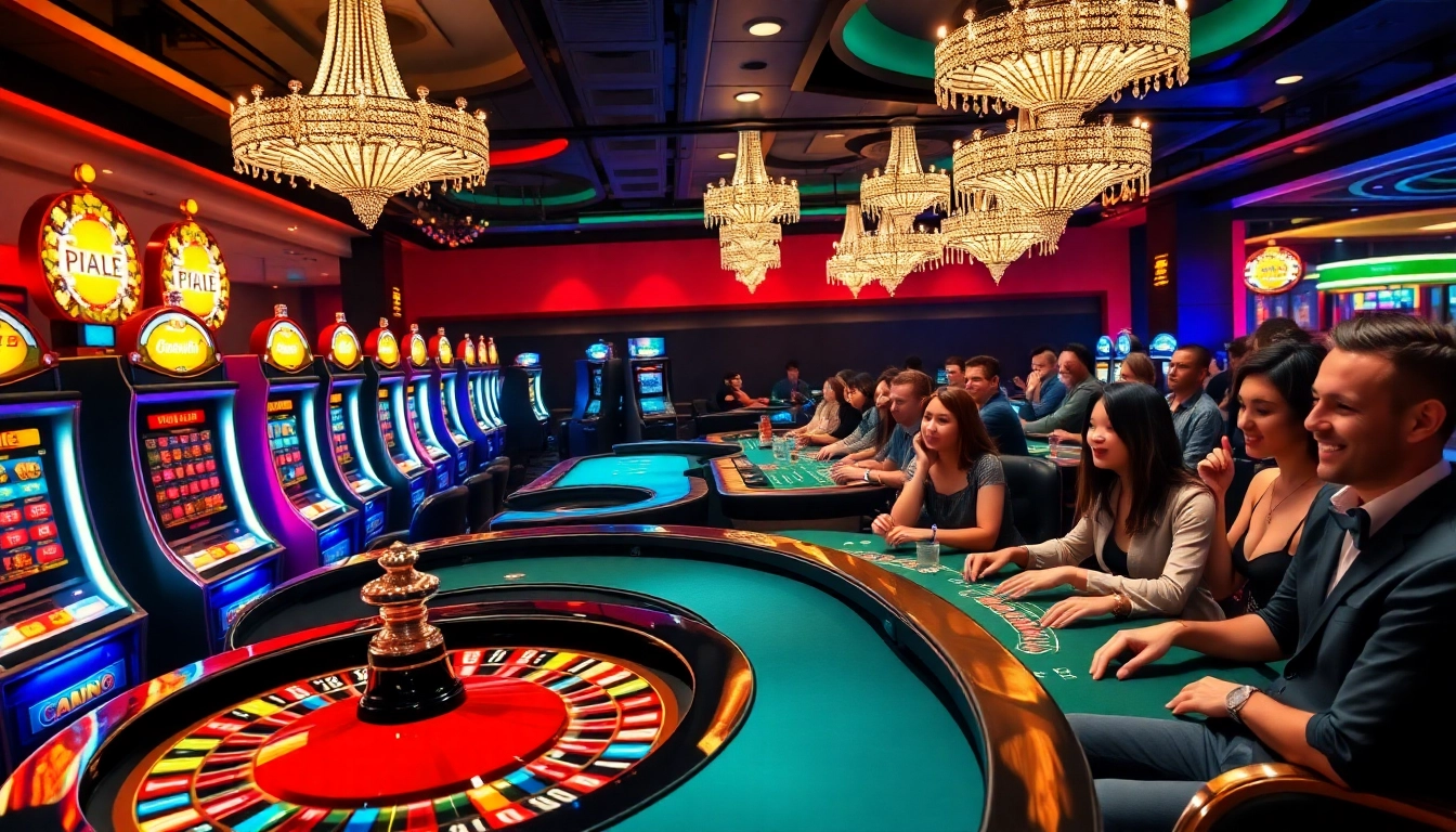 Nhờ vào Nhà cái uy tín, người chơi trải nghiệm không khí sôi động tại casino với các bàn cược thú vị.