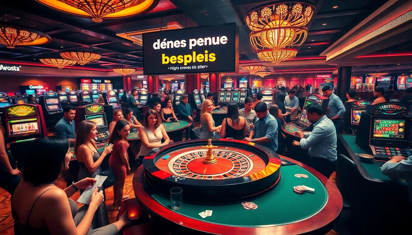 Exciting casino gaming scene with roulette and cards showcasing deneme bonusu veren siteler promotions.