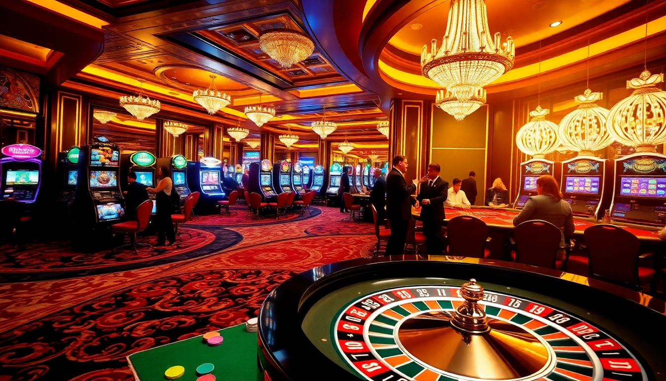 Experience the excitement of gaming at hm88. com with eager players at a vibrant roulette table.